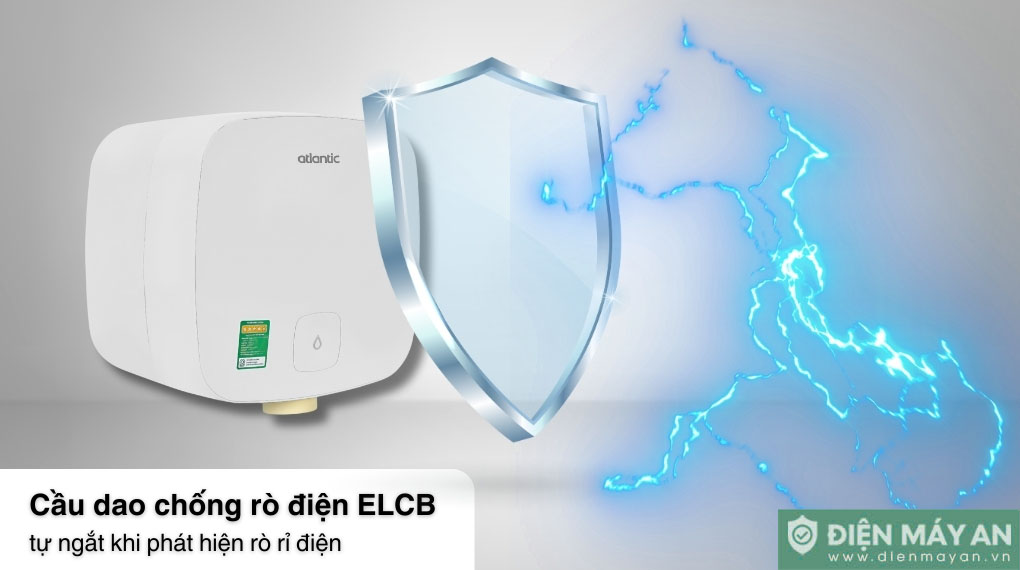 Bình nóng lạnh Atlantic 30 lít SWH 30A M-N0 AMI SQUARE 831261